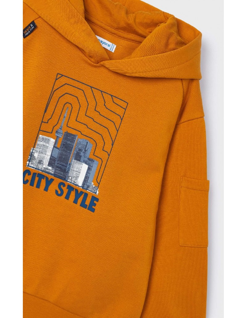 Orange Pullover city style