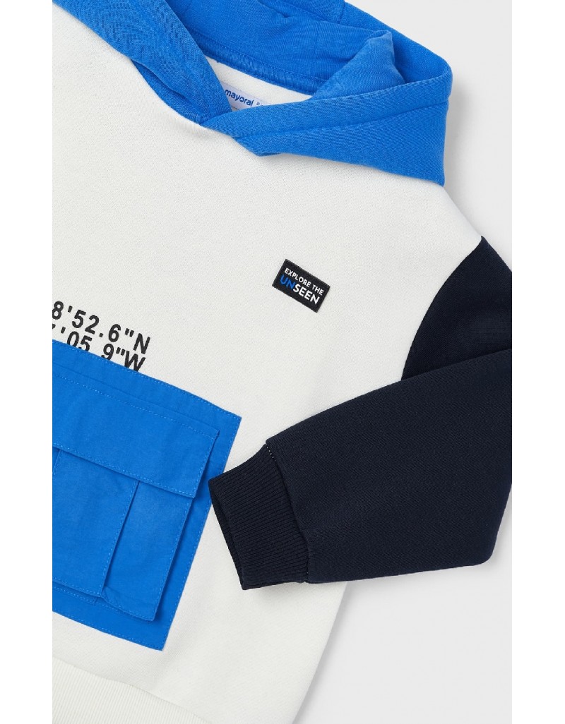 Blue Pocket pullover