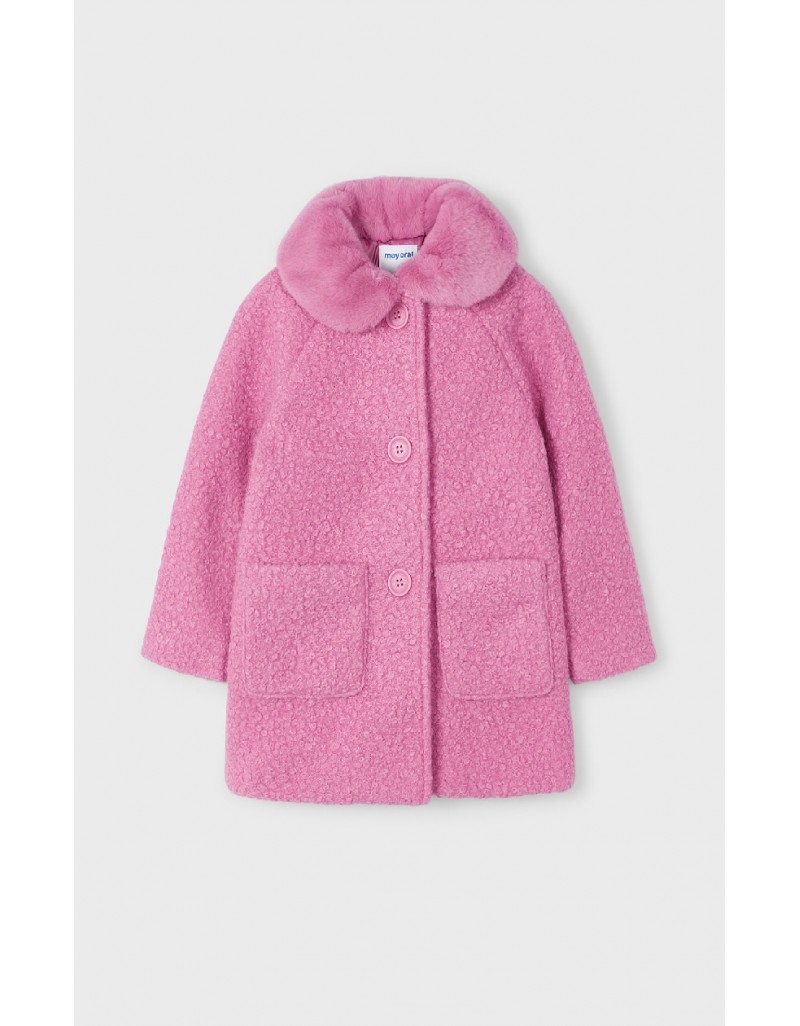 Pink Shearling coat