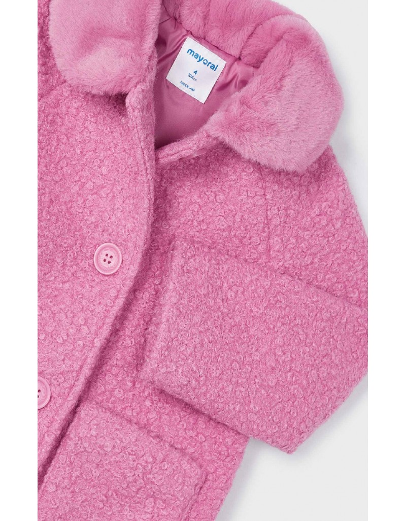 Pink Shearling coat