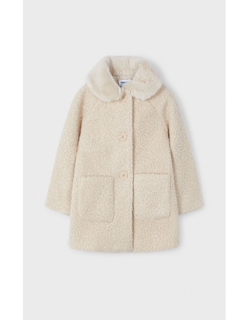 Beige Shearling coat