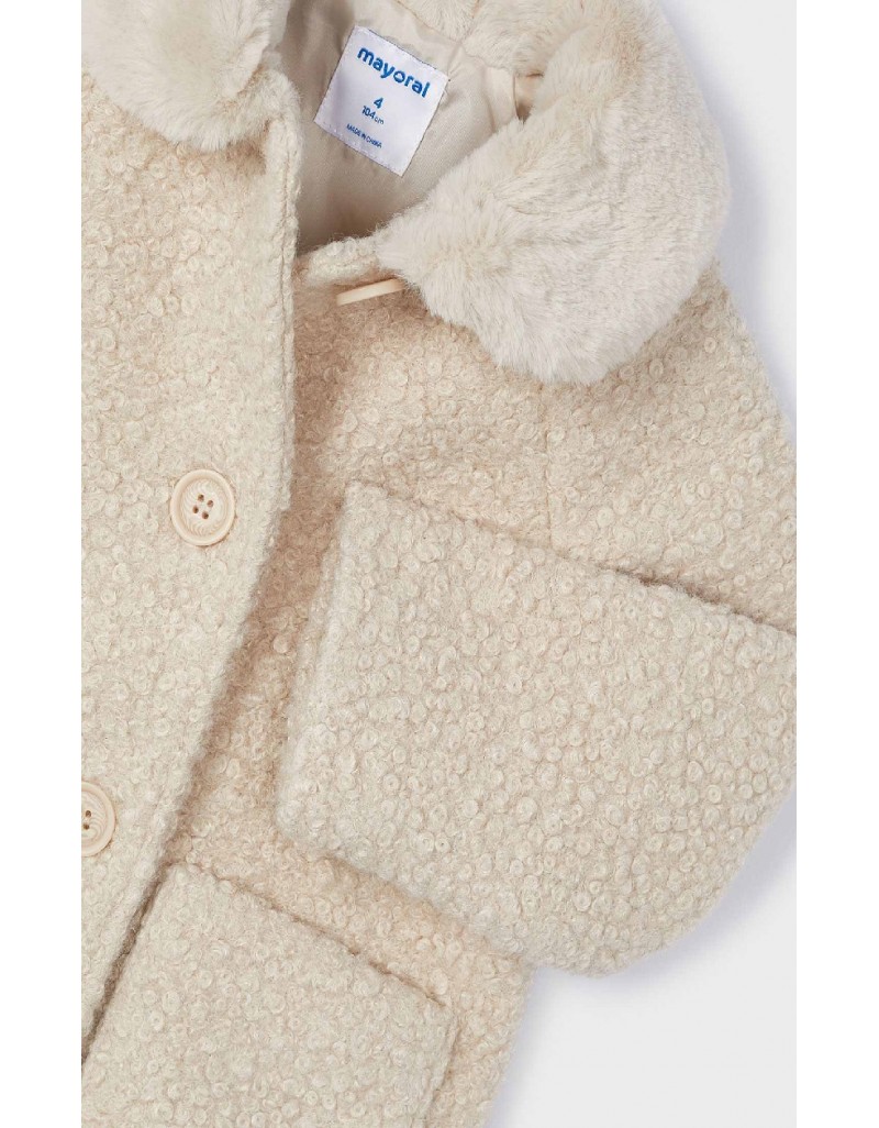 Beige Shearling coat