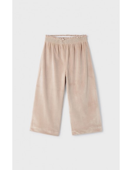 Sepia Velour cropped trousers