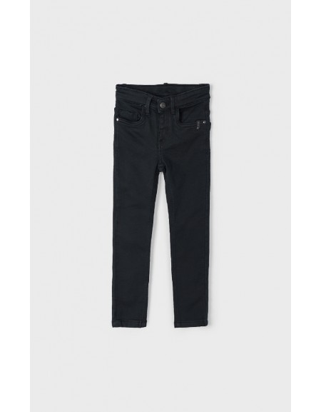 Black Soft slim fit pants