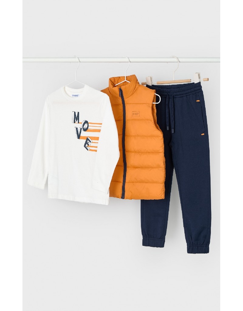 Orange Knit active set