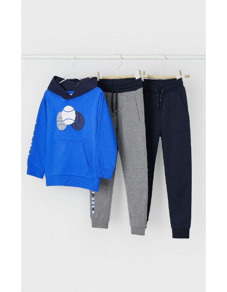 Blue Pullover tracksuit 2 pants