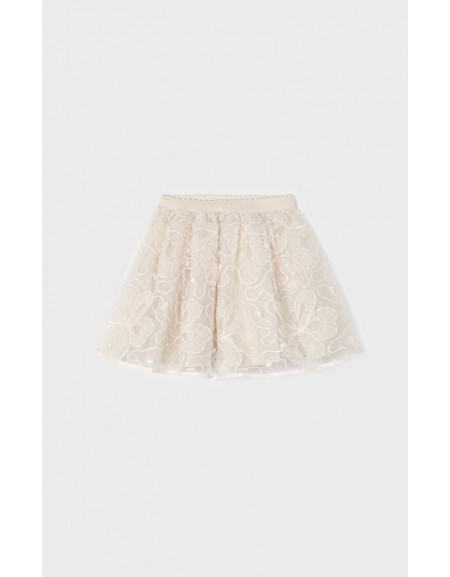 Cream Tul skirt