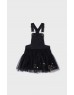 Black Dungaree skirt