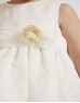 White Organza embroidered dress