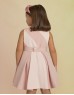 Rose Combined crepe dress