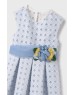 Sky Blue Embroidered Dress
