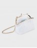 White Sequined tulle bag