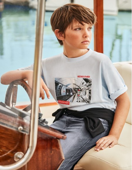 Wave blue S/s t-shirt