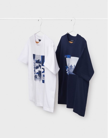 Navy-white 2 s/s t-shirt set