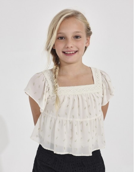 Cream Blouse
