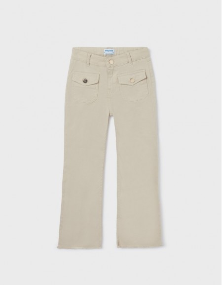 Oat cropped pant
