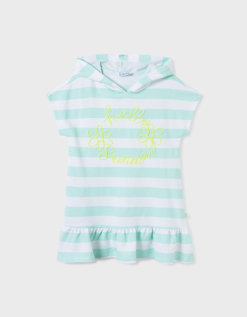 Aquamarine Hooded dress