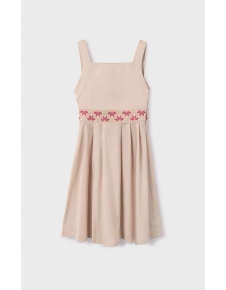Sepia Embroidered Dress