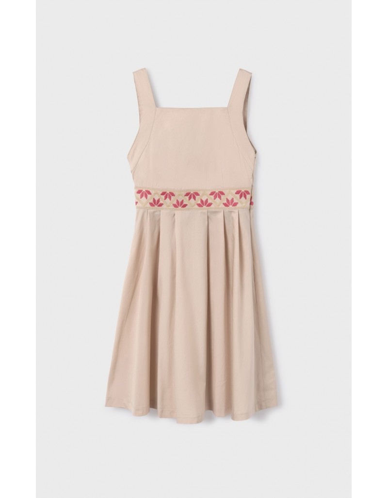 Sepia Embroidered Dress