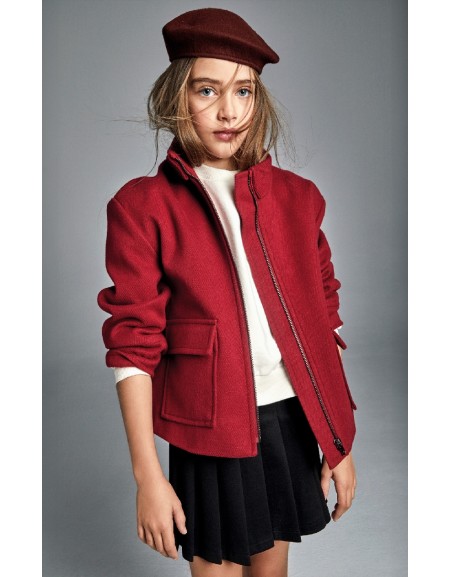 Red Woolen Coat