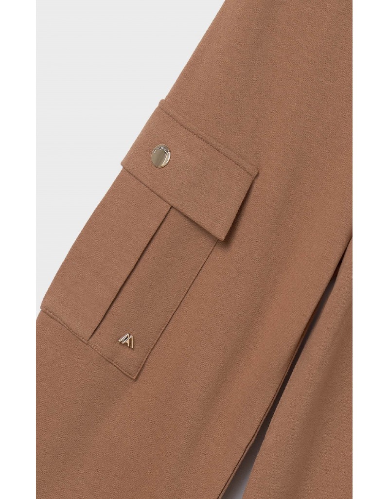 Brown Fleece cargo pants