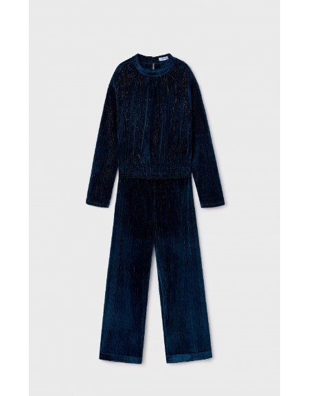 Blue Velvet pant set