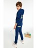 Navy Pullover tracksuit