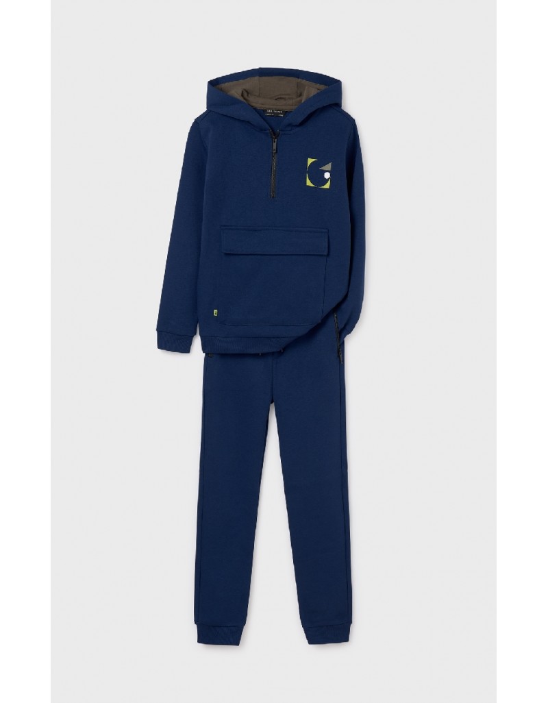 Navy Pullover tracksuit