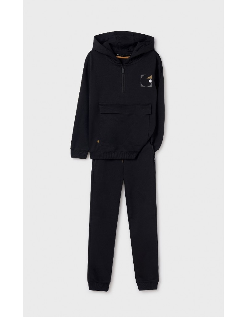 Black Pullover tracksuit