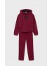 Red Knit fabric tracksuit