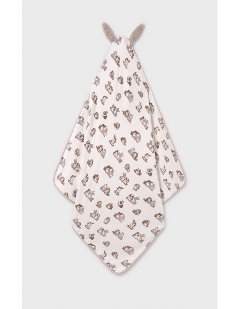 Beige Animal face towel