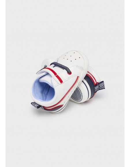 White Velcro sneakers