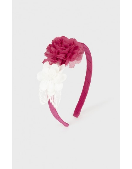 Magenta Flowers Headband