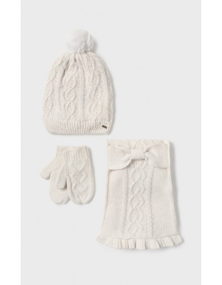 White Hat scarf set