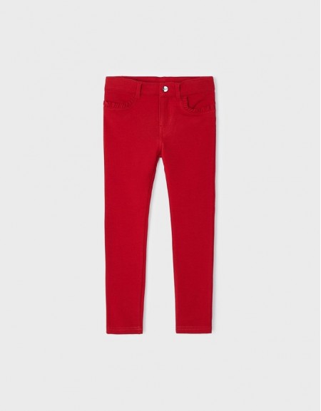 Red Fleece basic trousers