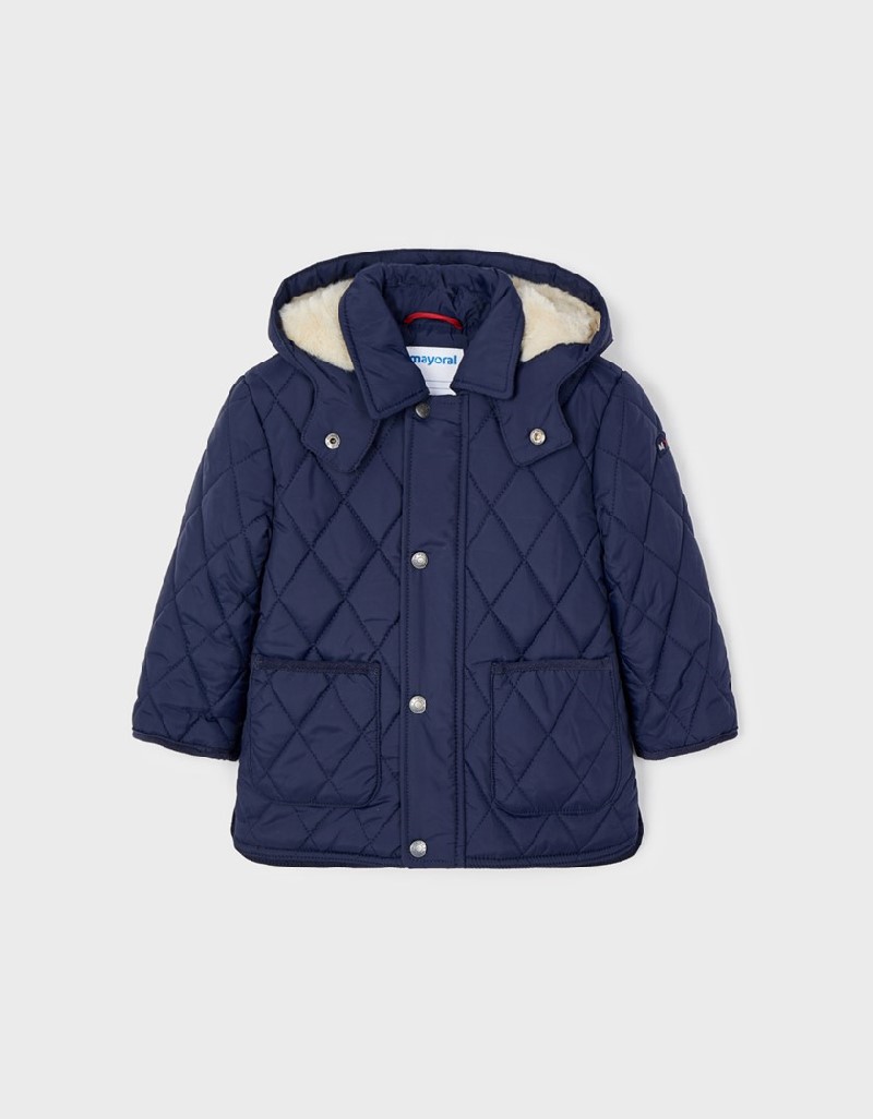 Dark padded coat