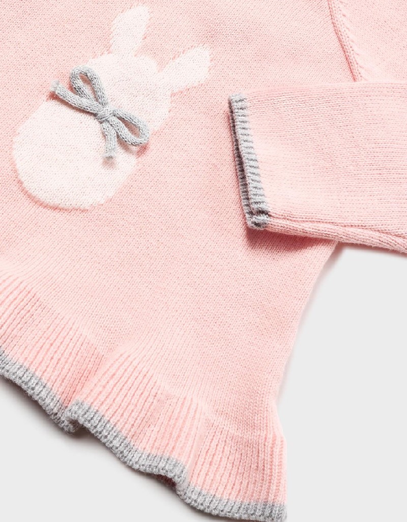 Baby Rose Knit leg warmer with hat set