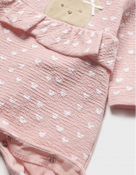 Baby Rose Padded onesie