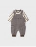 Chocolate Fleece romper set
