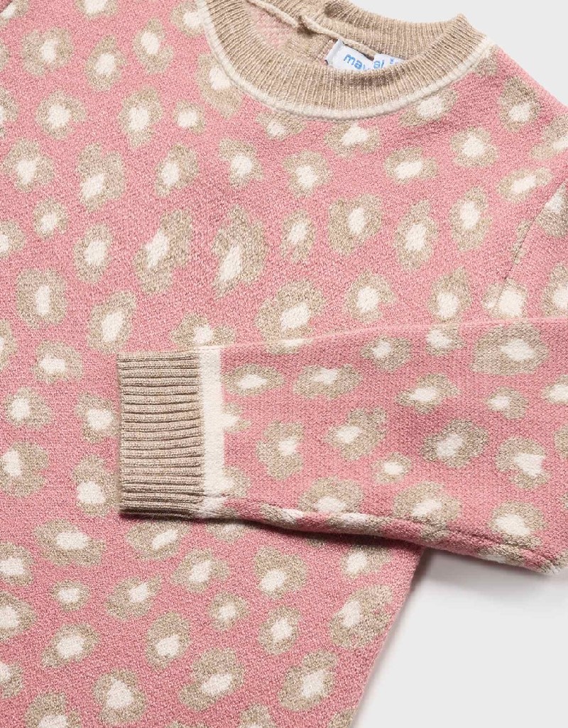 Blush Printed knit dress