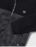 Black Printed interlock pullover