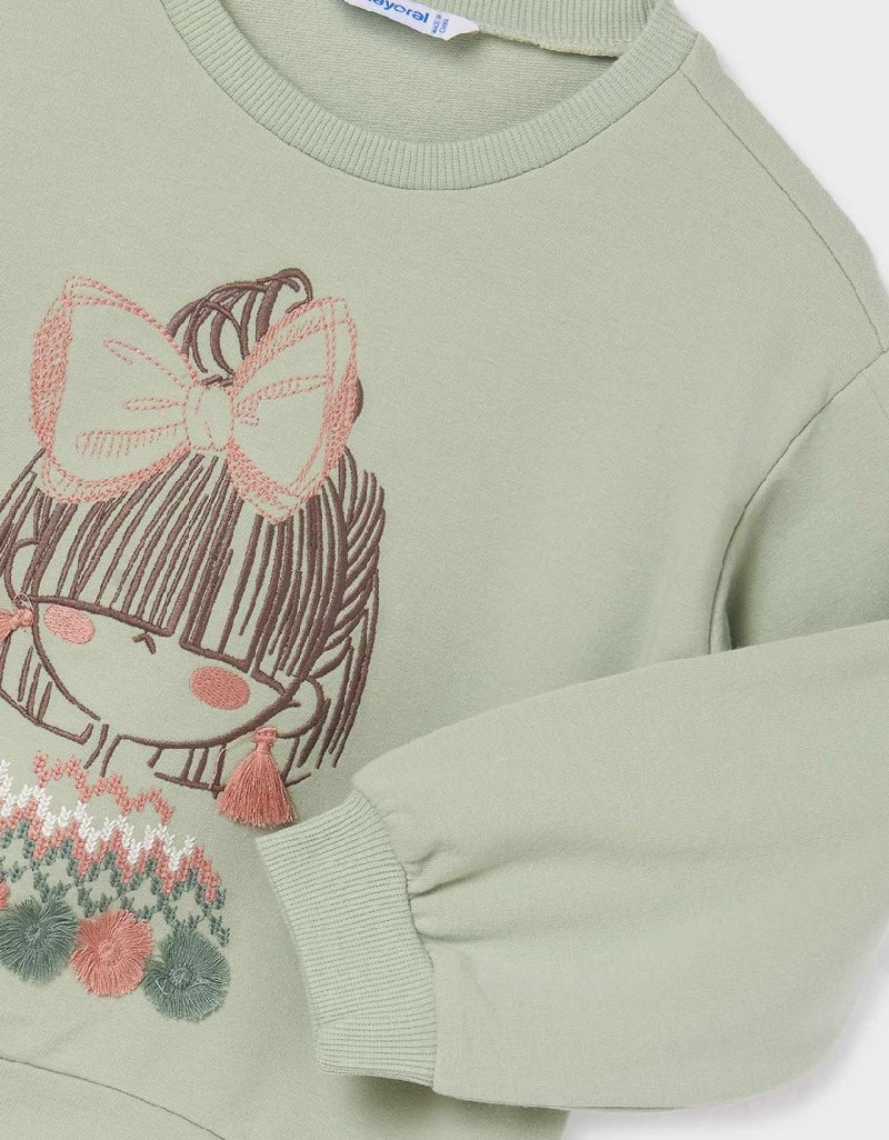 Aloe Embroidered pullover