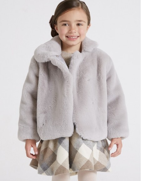 Silver Fur coat