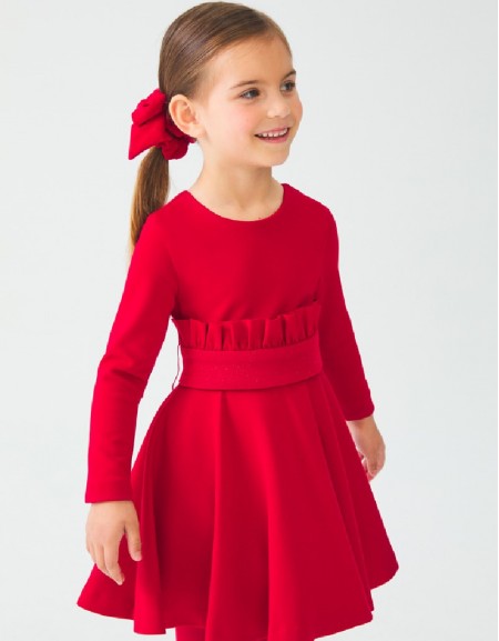 Red Knit dress Set 2