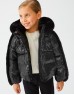 Black Taffeta sequins coat