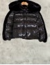 Black Taffeta sequins coat