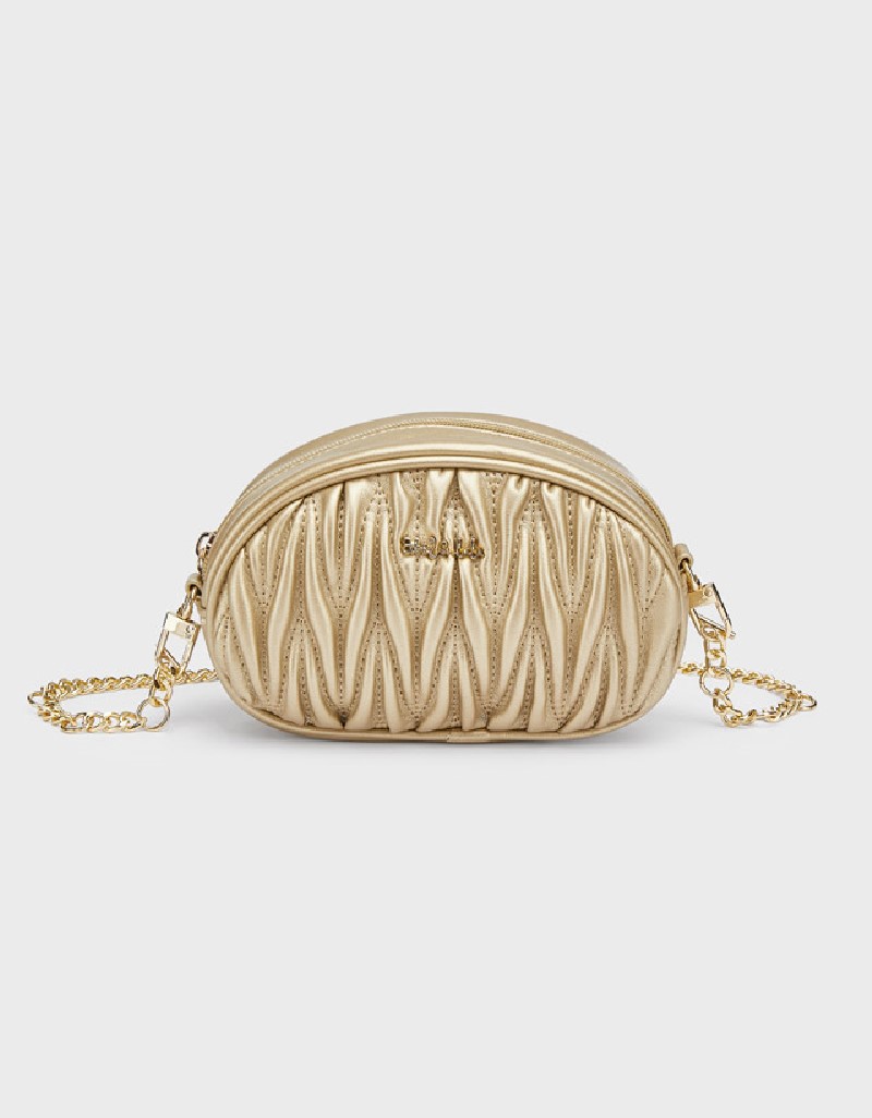 Golden Quilted Bag