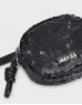 Black Sequins bum bag