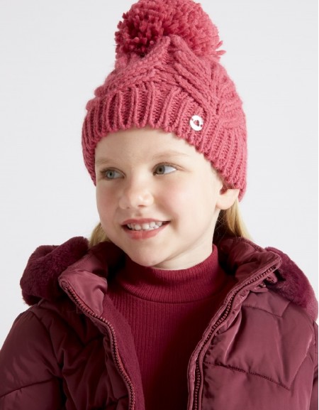 Raspberry Knit cap