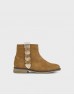 Camel Leather booties